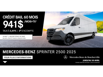 MERCEDES-BENZ SPRINTER 2500 2025