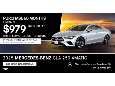 2025 CLA 250 4MATIC