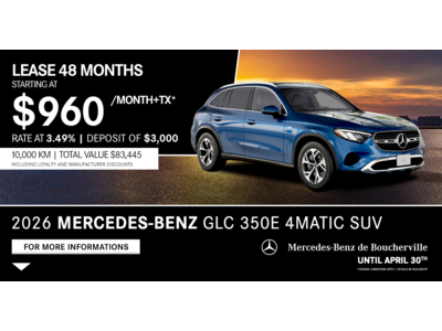 2026 GLC 350e 4MATIC SUV