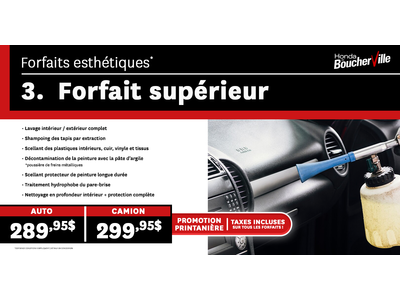 FORFAIT SUPÉRIEUR !