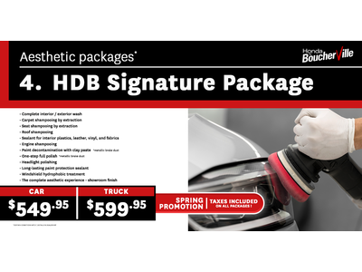 HDB SIGNATURE PACKAGE !