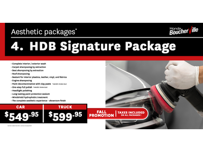 HDB SIGNATURE PACKAGE !