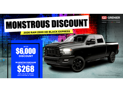 MONSTROUS DISCOUNT !