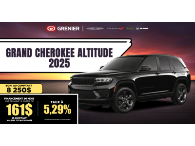 JEEP GRAND CHEROKEE ALTITUDE 2025 !