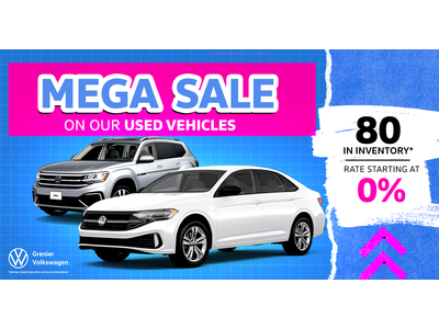 MEGA SALE ON OUR USED VEHICLES !