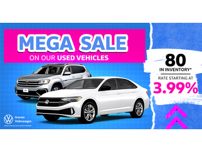 MEGA SALE ON OUR USED VEHICLES !
