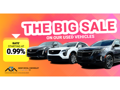 BIG SALE ON OUR USED VEHICLES !