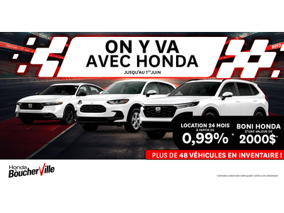 ON Y VA AVEC HONDA !