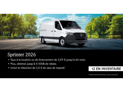 2026 SPRINTER !