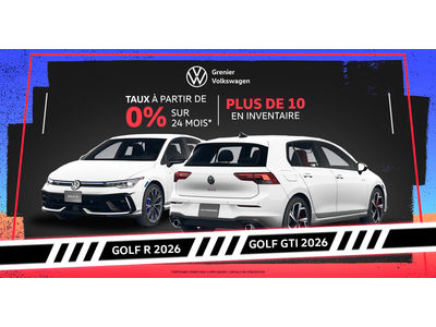 GOLF GTI ET R 2026 !