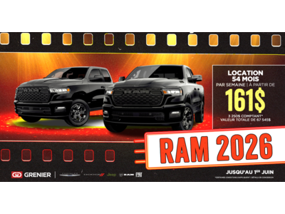 RAM 2026 !