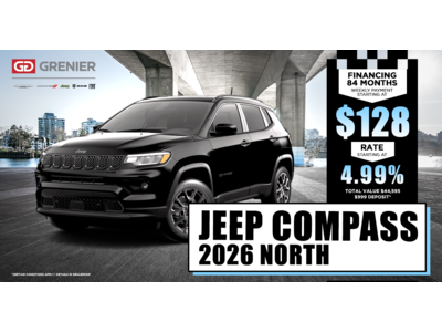 2026 JEEP COMPASS NORTH !