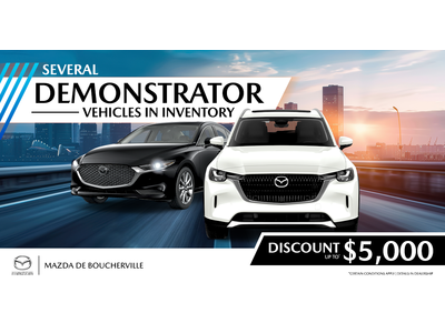 SEVERAL DEMONSTRATORS VEHICULES AVAILABLE !