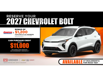 RESERVE YOUR 2027 BOLT !
