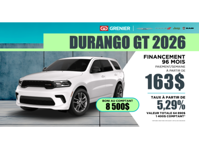 DURANGO 2026 !
