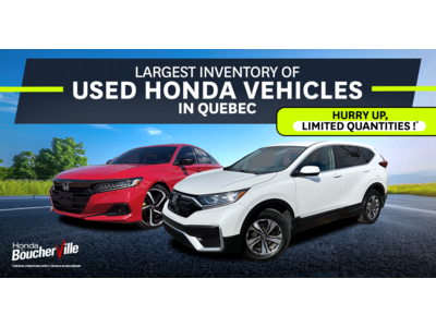 LARGEST INVENTORY OF USED HONDA VEHICLES !