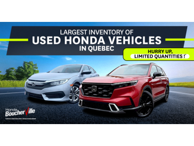 LARGEST INVENTORY OF USED HONDA VEHICLES !