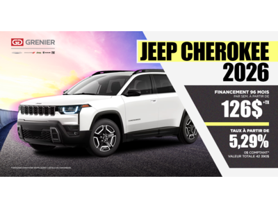 JEEP CHEROKEE 2026 !