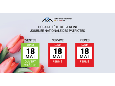 HORAIRE FÊTE DE LA REINE