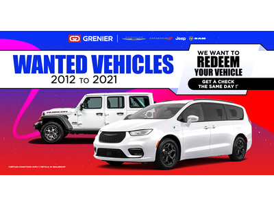 WANTED VEHICLES !