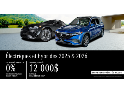 ÉLECTRIQUES ET HYBRIDES 2025 & 2026 !