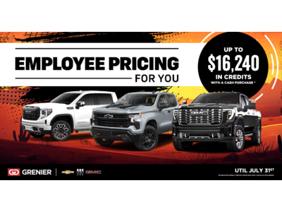 EMPLOYEE PRICING FOR YOU EVENT  !