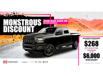 MONSTROUS DISCOUNT !