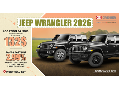 WRANGLER 2026 !