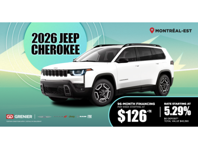 2026 CHEROKEE JEEP !