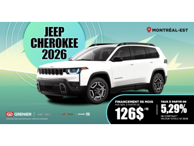 JEEP CHEROKEE 2026 !
