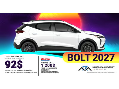 BOLT 2027 !