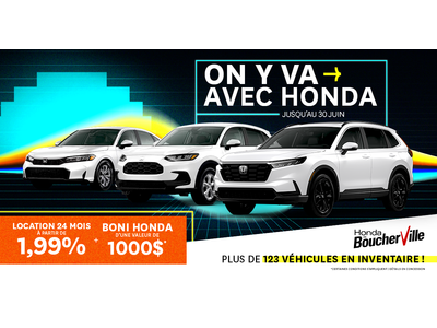 ON Y VA AVEC HONDA !