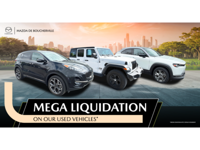 MEGA LIQUIDATION ON OUR USED VEHICLES !