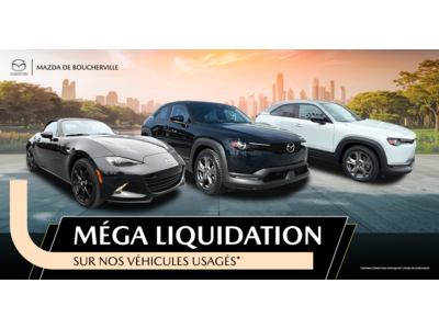 MÉGA LIQUIDATION SUR NOS VÉHICULES USAGÉS !