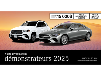 DÉMONSTRATEURS 2025 !
