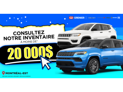 INVENTAIRE À MOINS DE 20 000$ !