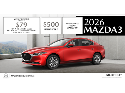 2026 MAZDA3 !