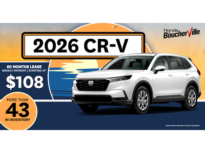 2026 CR-V AVAILABLE !