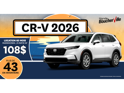 CR-V 2026 DISPONIBLES !