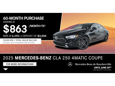 2025 CLA 250 4MATIC COUPE