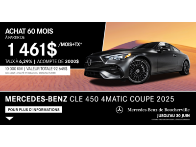 CLE 450 4MATIC COUPE 2025