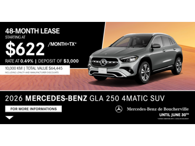 2026 GLA 250 4MATIC SUV