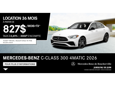 C-CLASS 300 4MATIC 2026