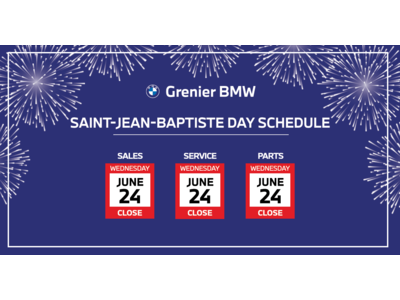 SAINT JEAN BAPTISTE DAY SCHEDULE