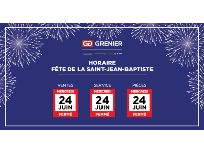 HORAIRE SAINT-JEAN-BAPTISTE