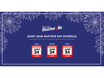 SAINT JEAN BAPTISTE DAY SCHEDULE