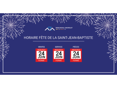 HORAIRE SAINT-JEAN-BAPTISTE