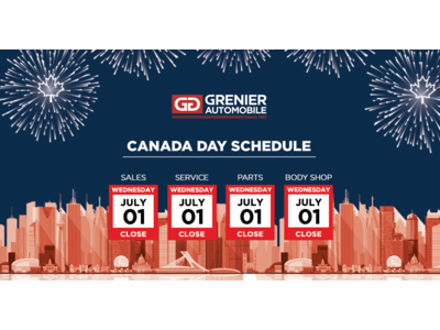 CANADA DAY SCHEDULE