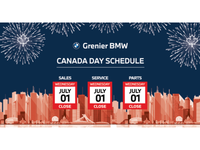 CANADA DAY SCHEDULE