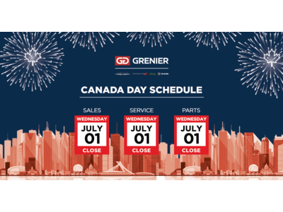 CANADA DAY SCHEDULE